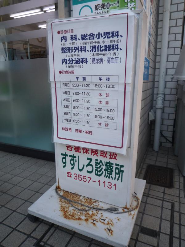 ドクターマップ すずしろ診療所 練馬区練馬