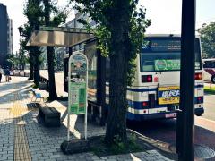 ユキサキナビ 周辺のバス停 熊本城 市役所前駅