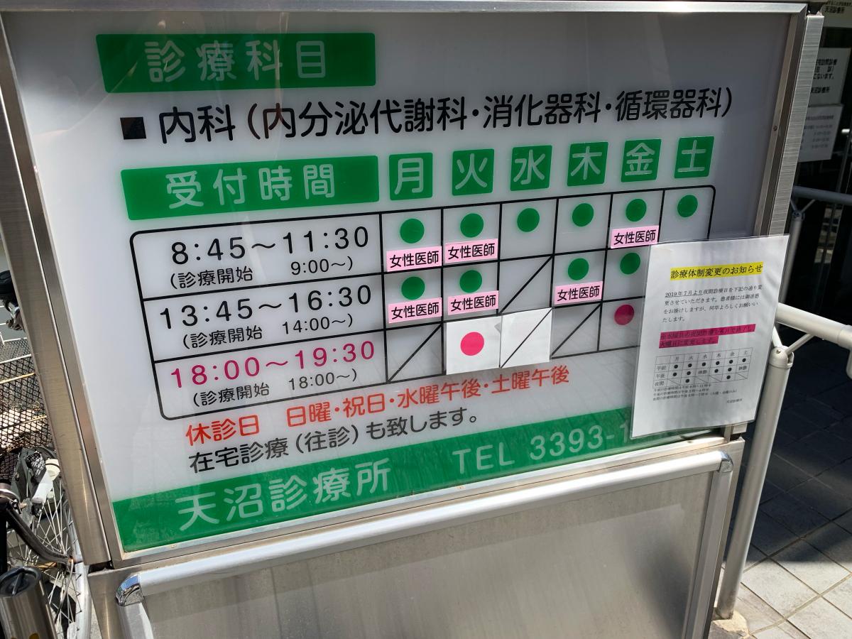 ドクターマップ 天沼診療所 杉並区天沼