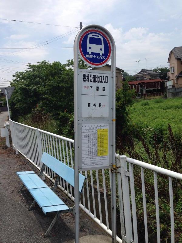 ユキサキnavi 国際十王交通 森林公園北口入口 バス停留所