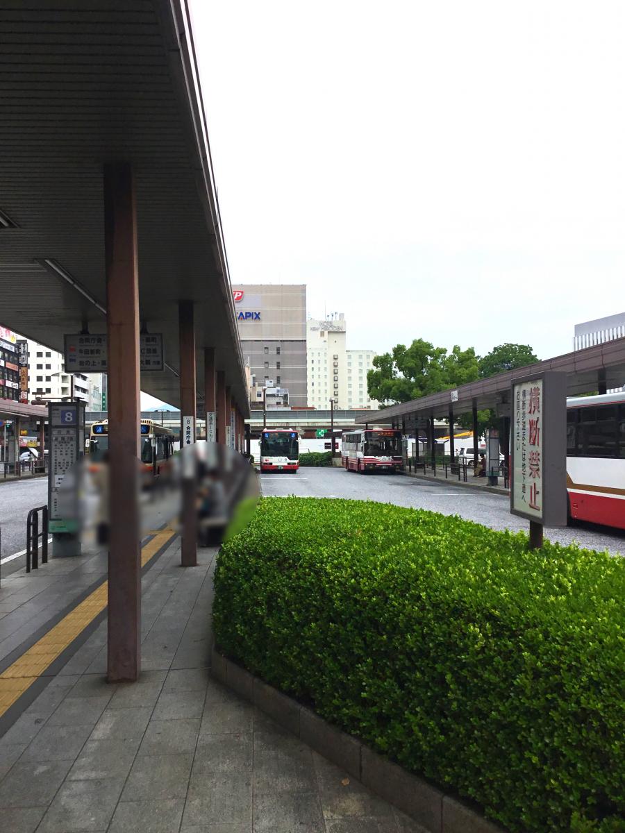 ユキサキナビ 広島交通 広島駅 ２０ バス停留所 広島市南区松原町