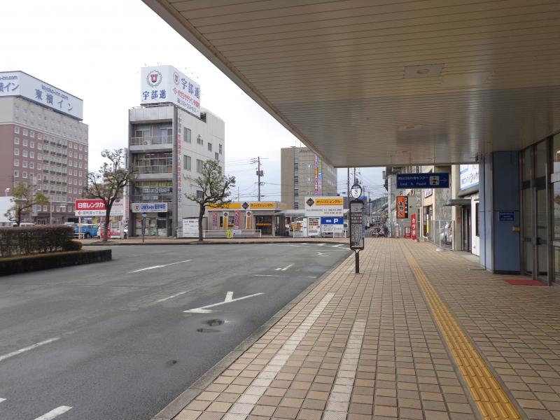 ユキサキナビ 防長バス 新山口駅新幹線口 バス停留所 山口市小郡御幸町